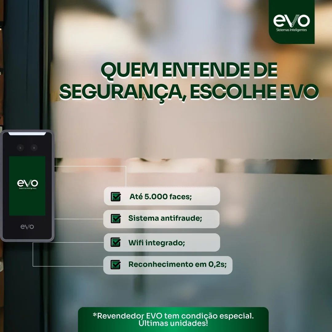 Catraca Controle de Acesso EVO: Segurança e Eficiência