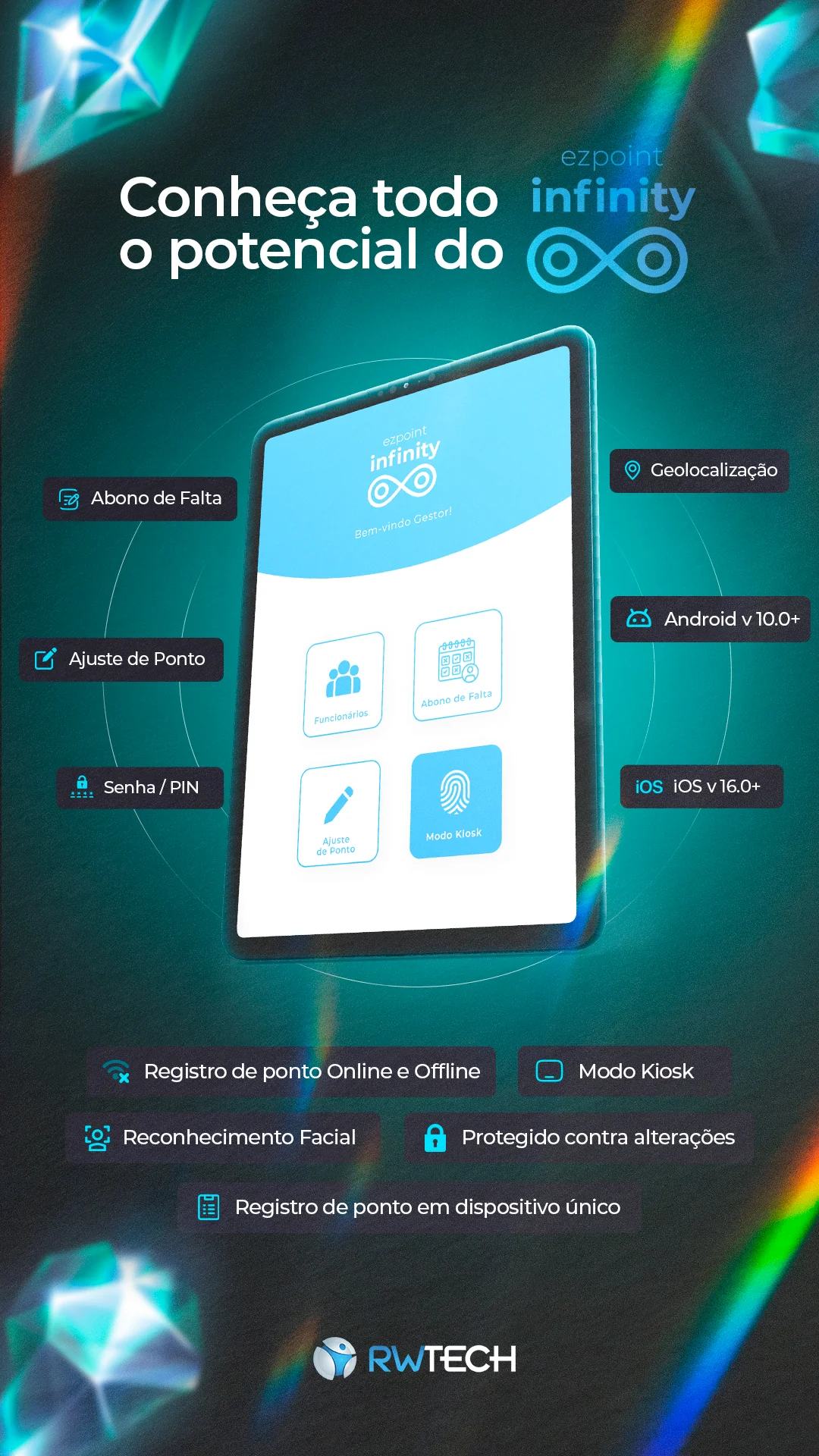 EzPoint Infinity: Aplicativo de Registro de Ponto
