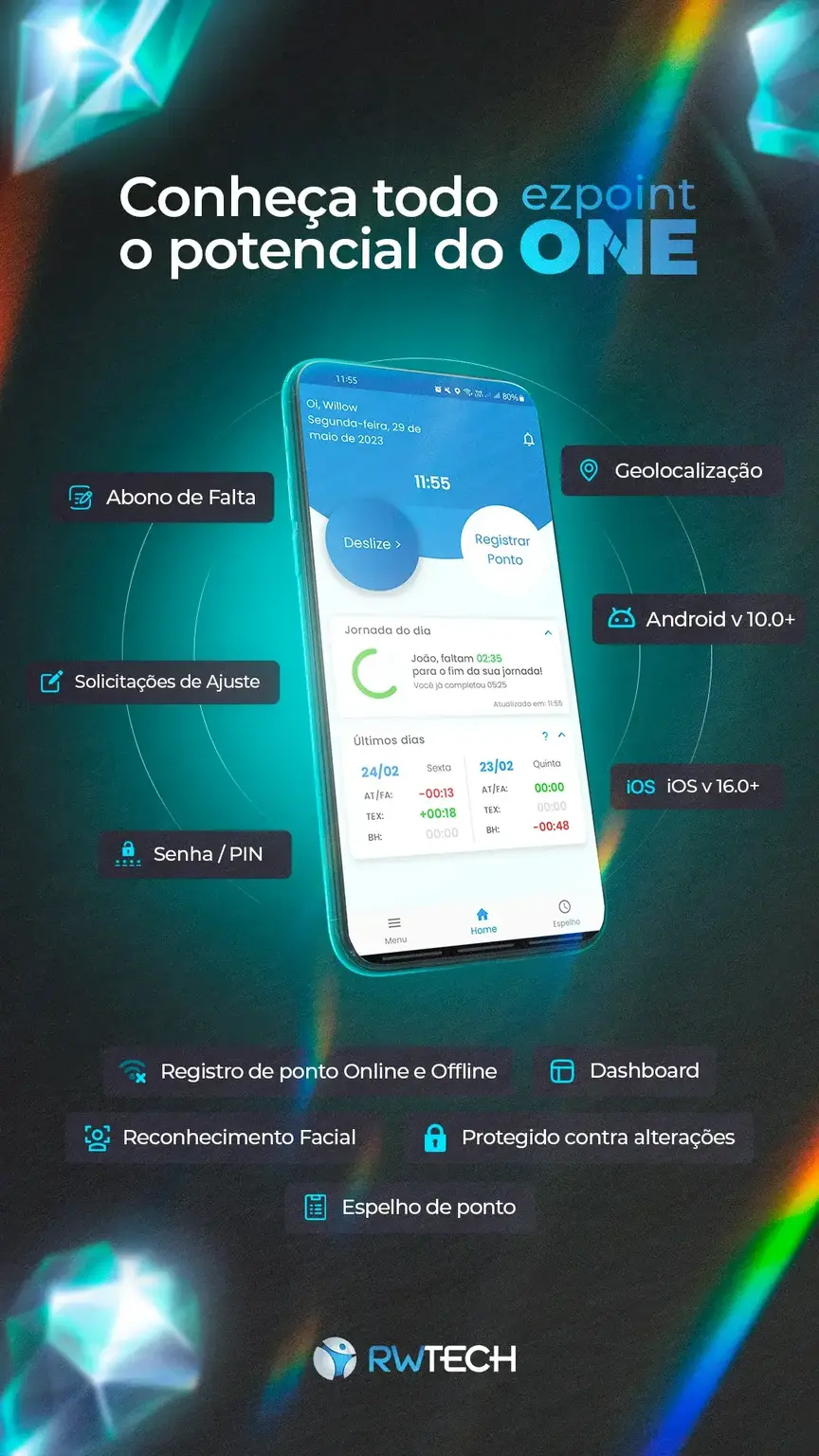 EzPoint One: Aplicativo de Registro de Ponto