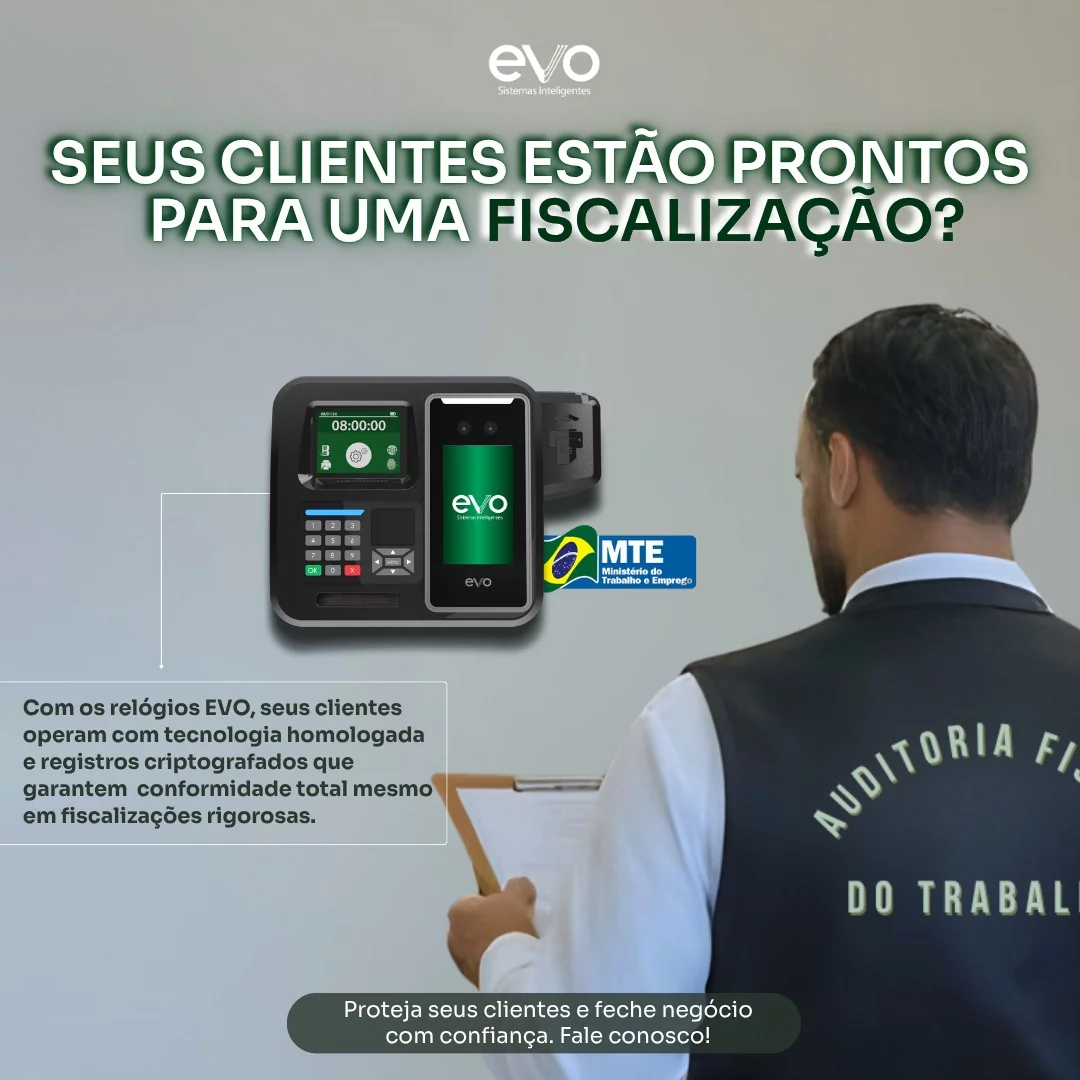 Relógio de Ponto EVO: Segurança e Eficiência